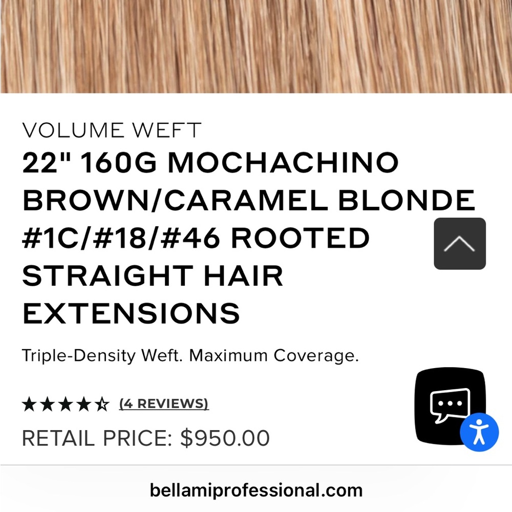 Bellami Professional Volume Weft Hair Extensions